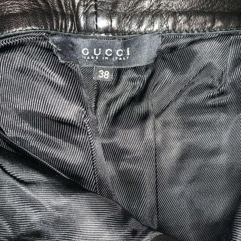Authentic Gucci Leather Pants